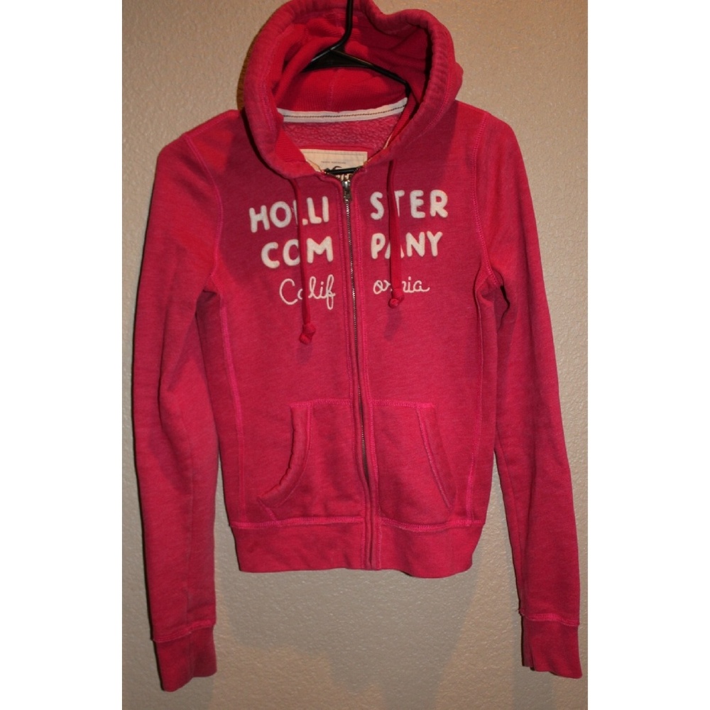 Hot Pink Hoodie - Hollister